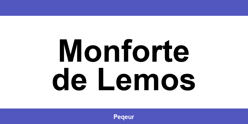 Número de teléfono de la oficina SEUR en Monforte de Lemos