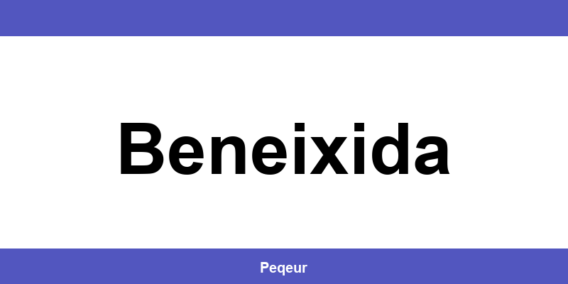Número de teléfono de la oficina SEUR en Beneixida
