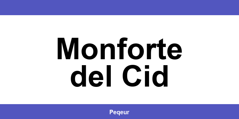Número de teléfono de la oficina SEUR en Monforte del Cid